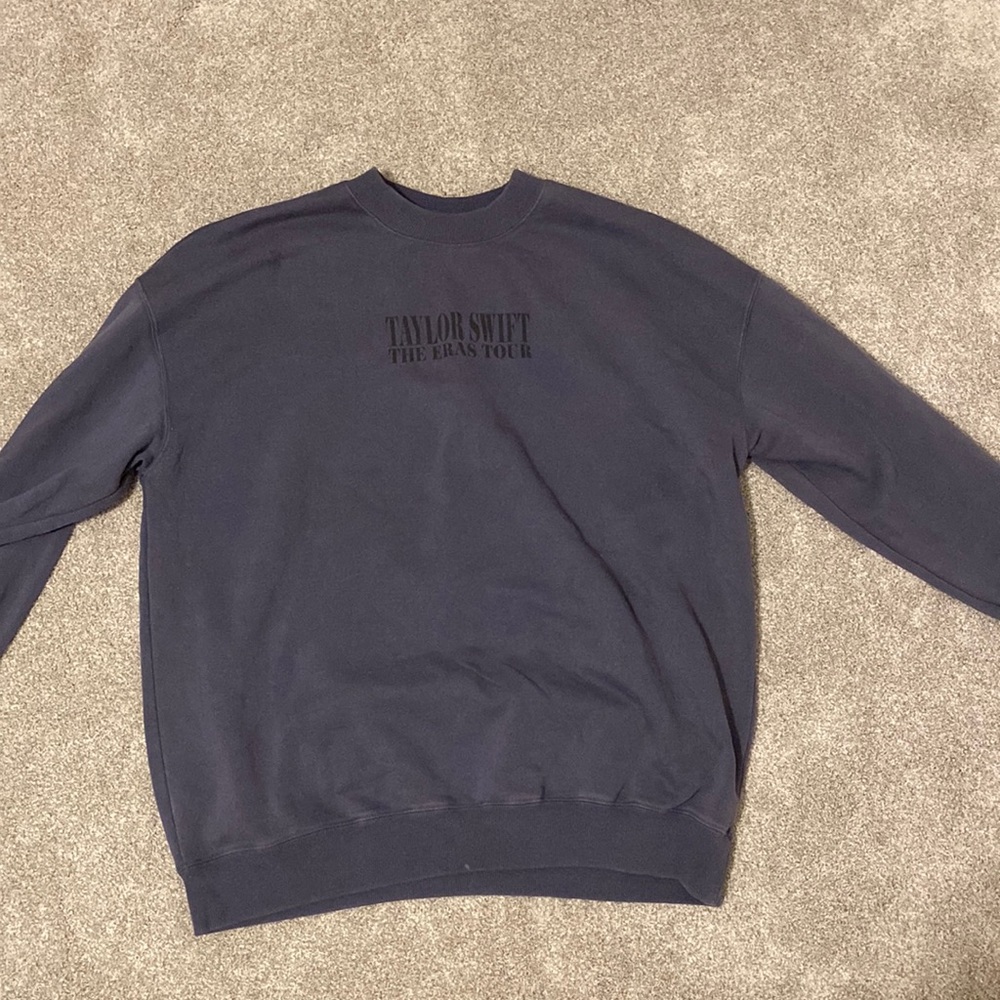 Taylor Swift The Eras Tour blue crewneck